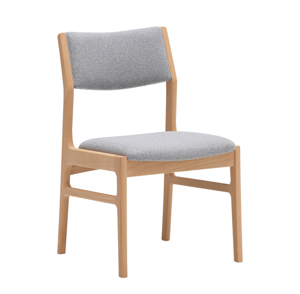 가리모쿠60 armless dining chair, 미스트 그레이